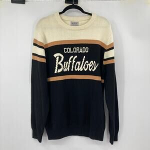 Colorado Buffaloes Crewneck Sweater - Black, Cream, and Brown